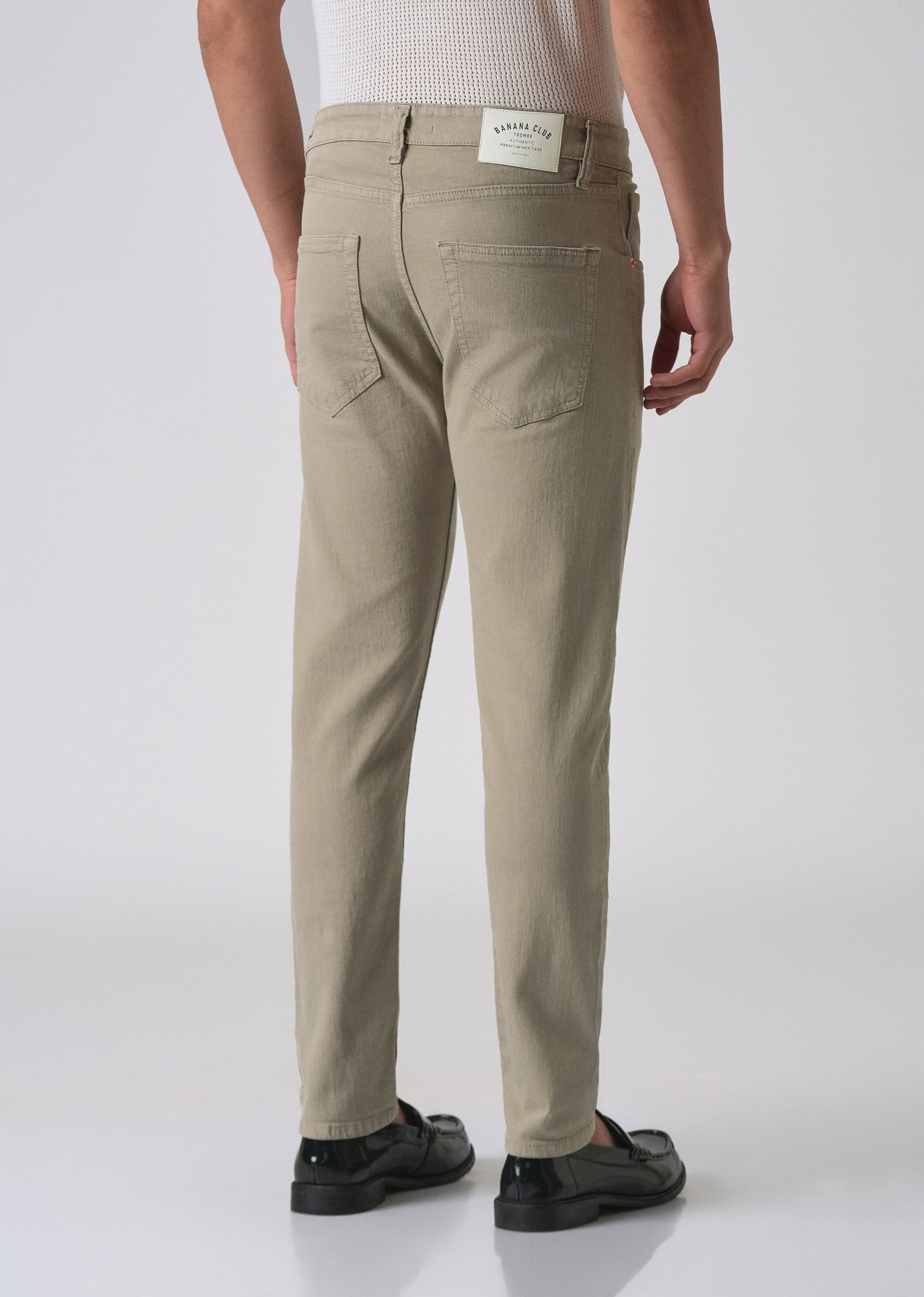 Brown Slim Fit Denim