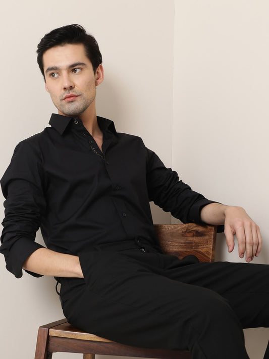 Say It with Style Balck Shirt