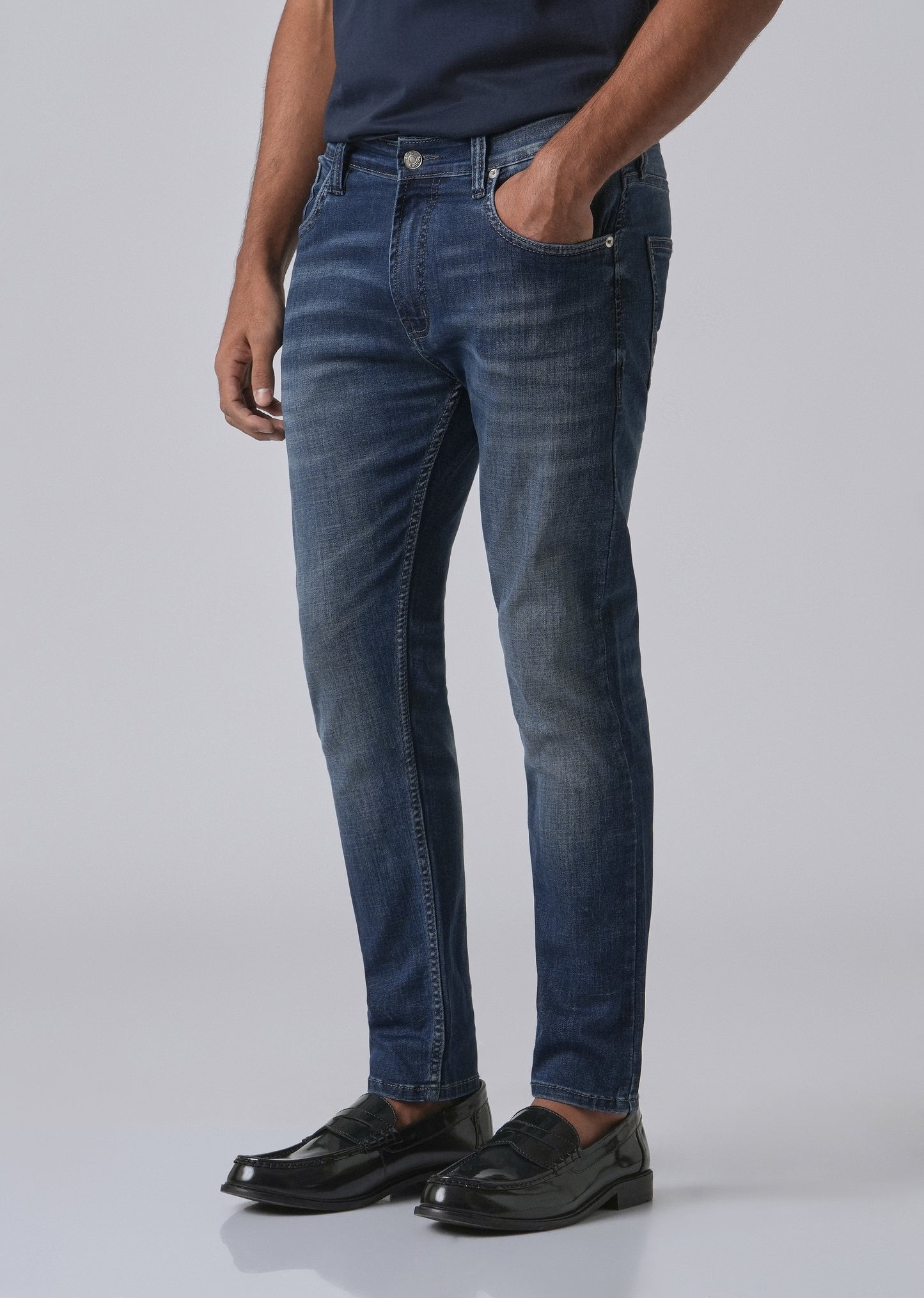 Blue Low fade Slim Fit Jeans