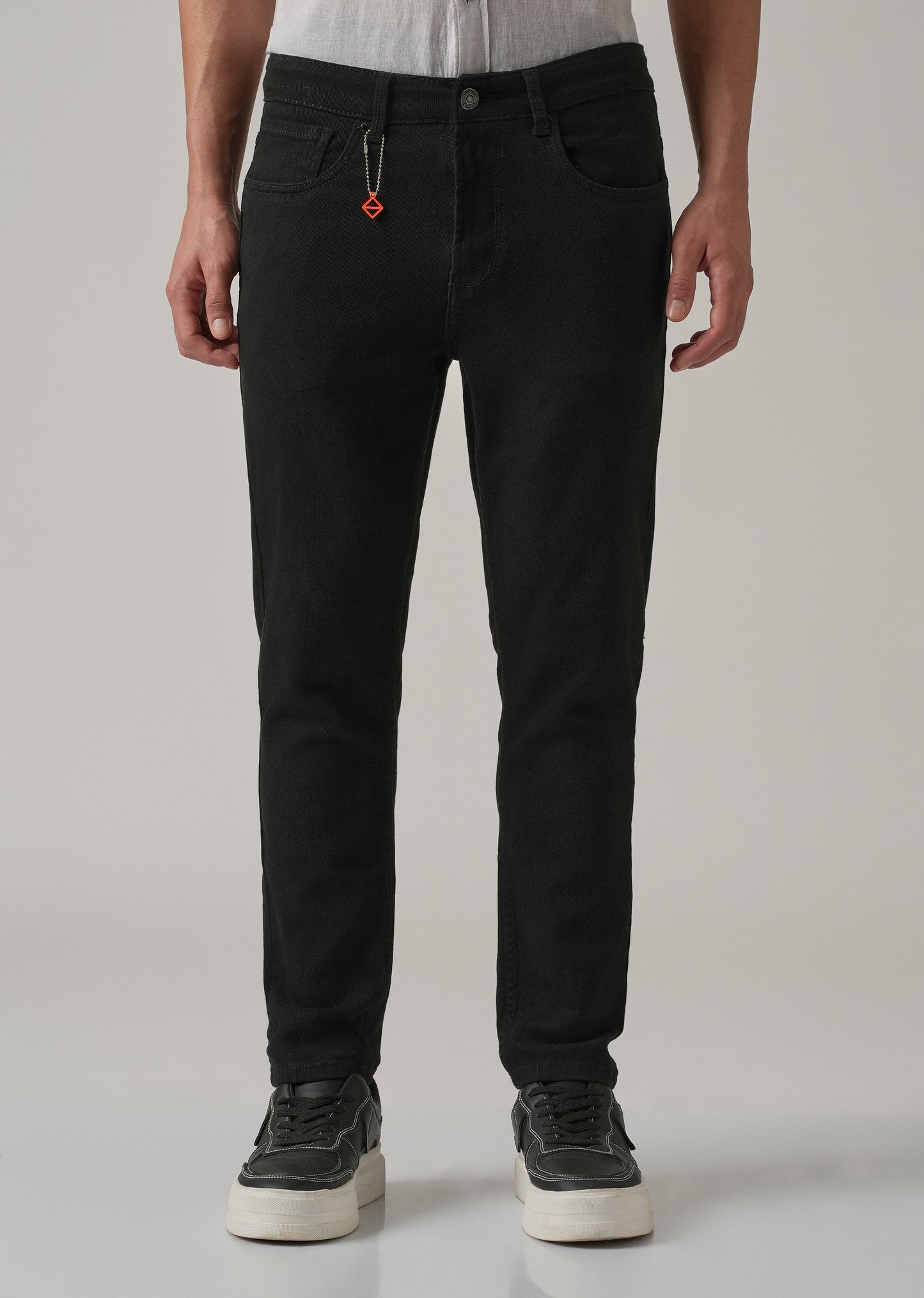 Carrot Fit Black Denim
