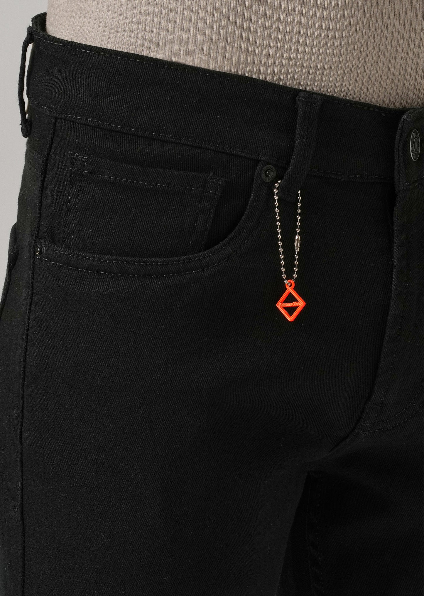 Classic Black Slim Fit Denim