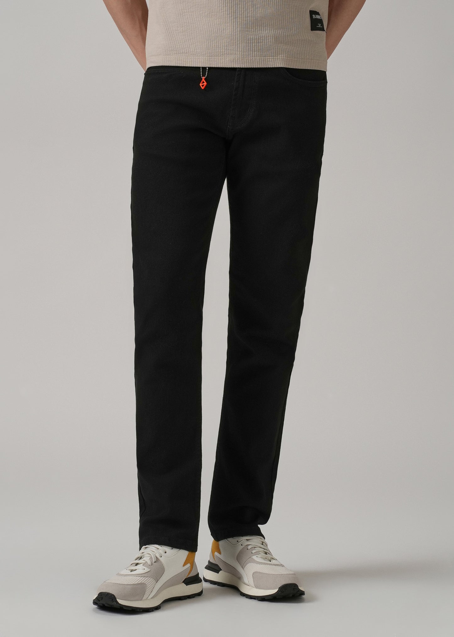 Classic Black Slim Fit Denim