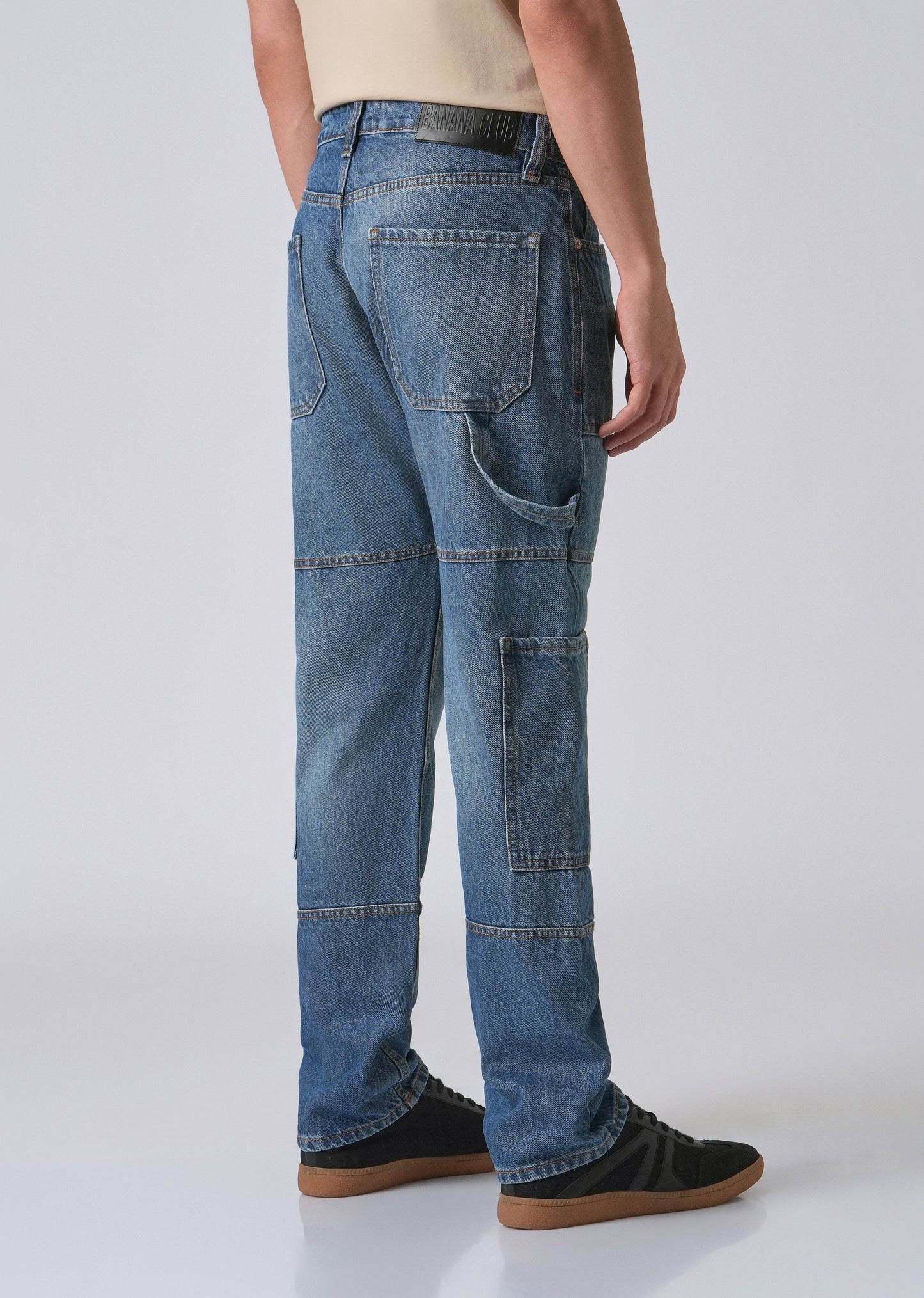 Dapper Pebble Blue Baggy fit Jeans