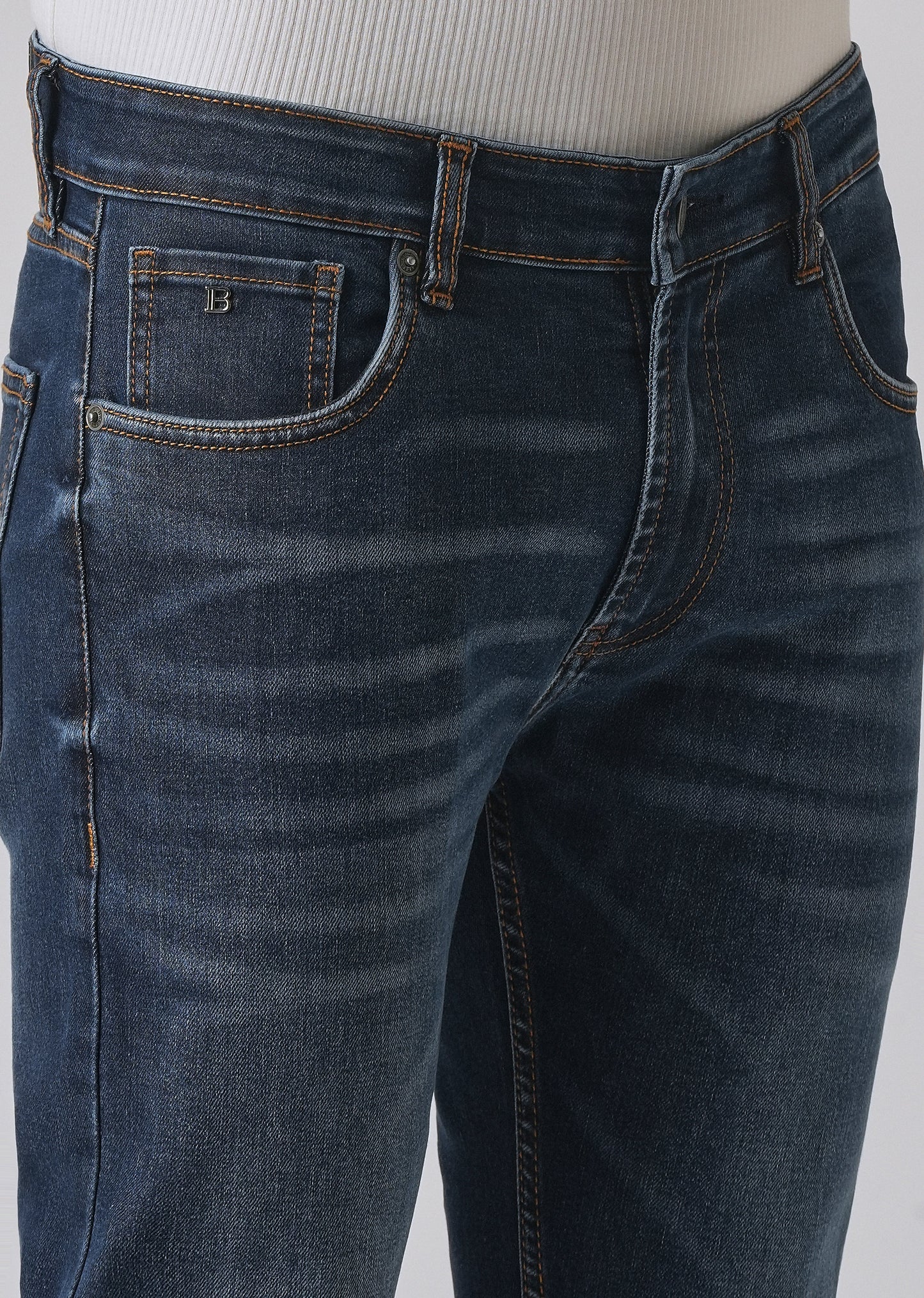 Dark Blue Slim fit Jeans