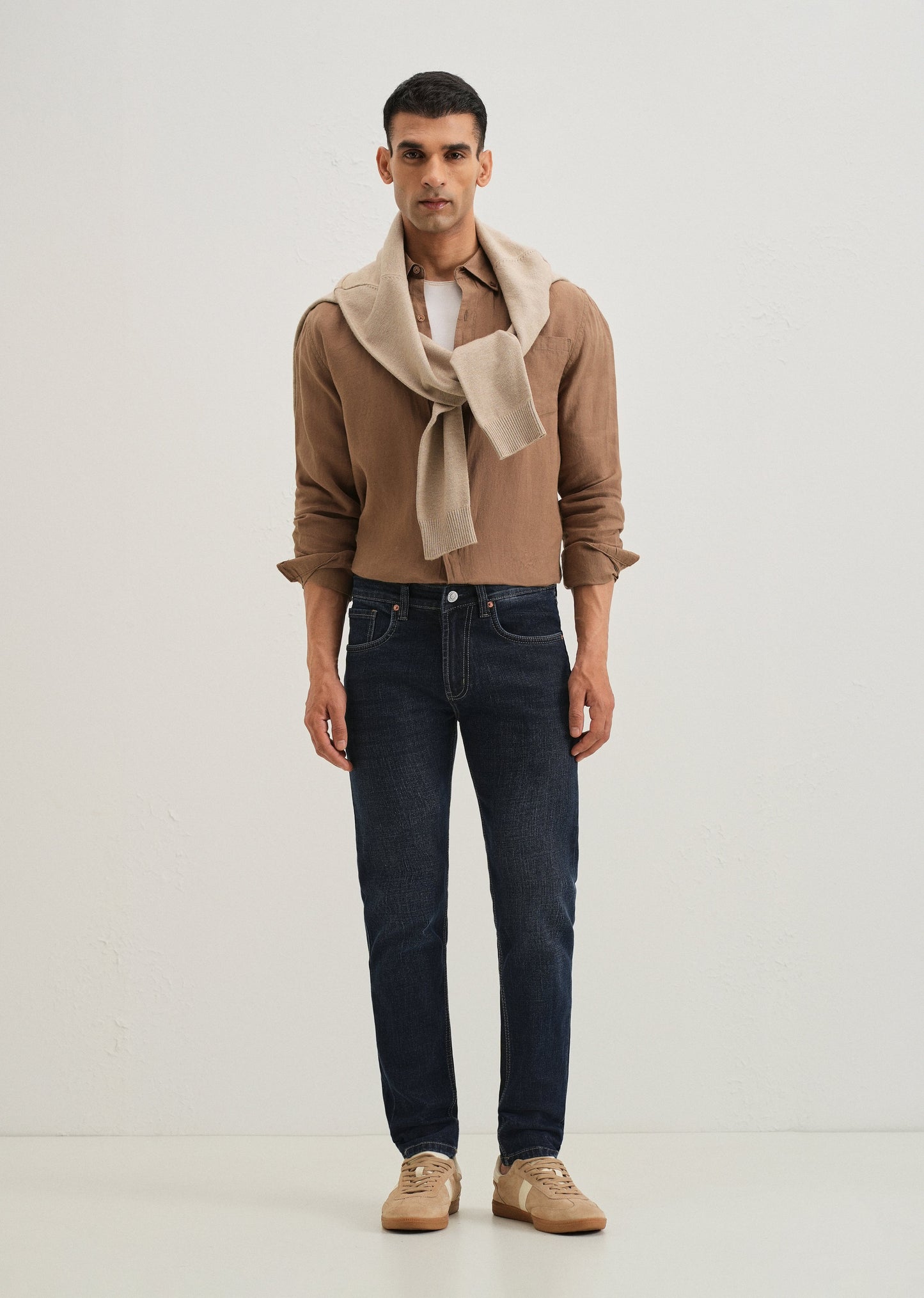 Deep Blue Slim Fit Denim