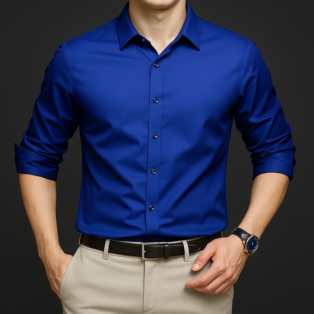Royal Blue Soft Classic Shirt