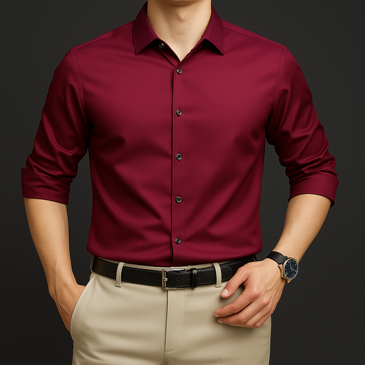 Wine Red Soft Premium Shirt