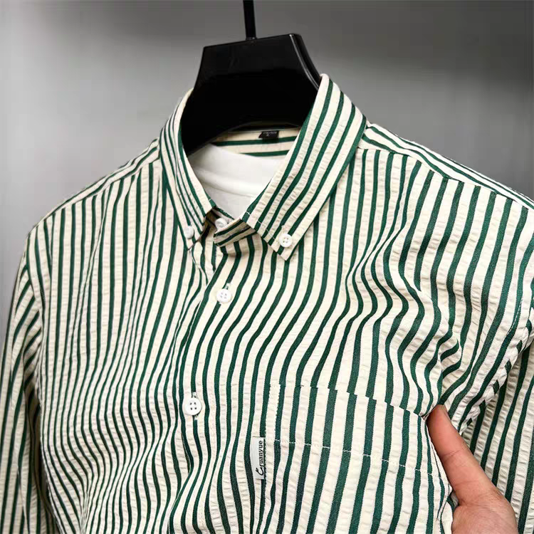 Imperial Twill Stripe Cotton Shirt