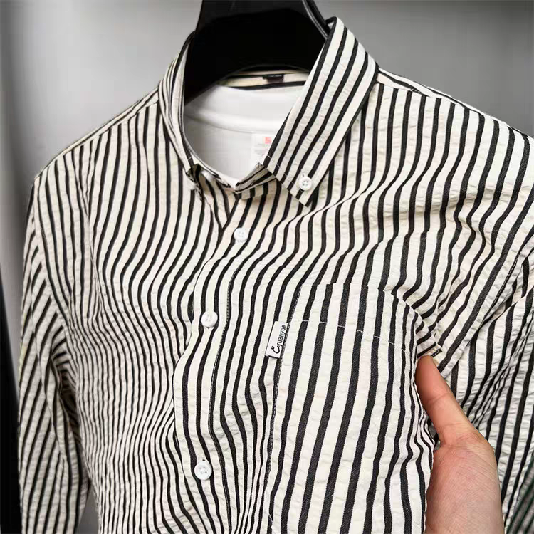 Imperial Twill Stripe Cotton Shirt