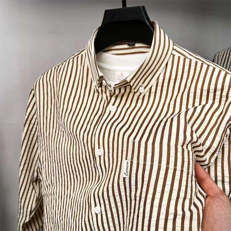 Imperial Twill Stripe Cotton Shirt