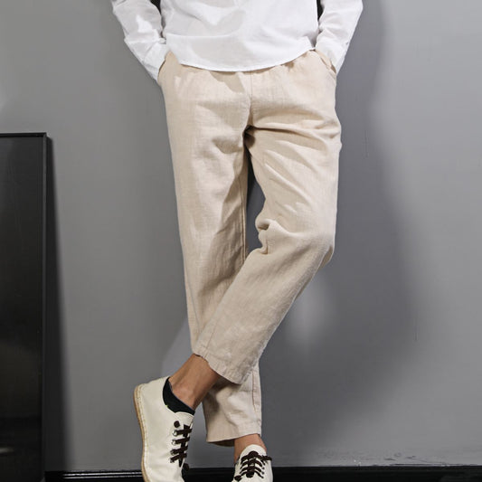 Easy-Wear Linen Trousers