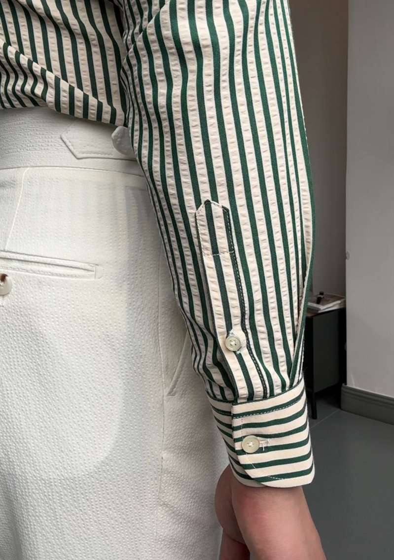 Imperial Twill Stripe Cotton Shirt