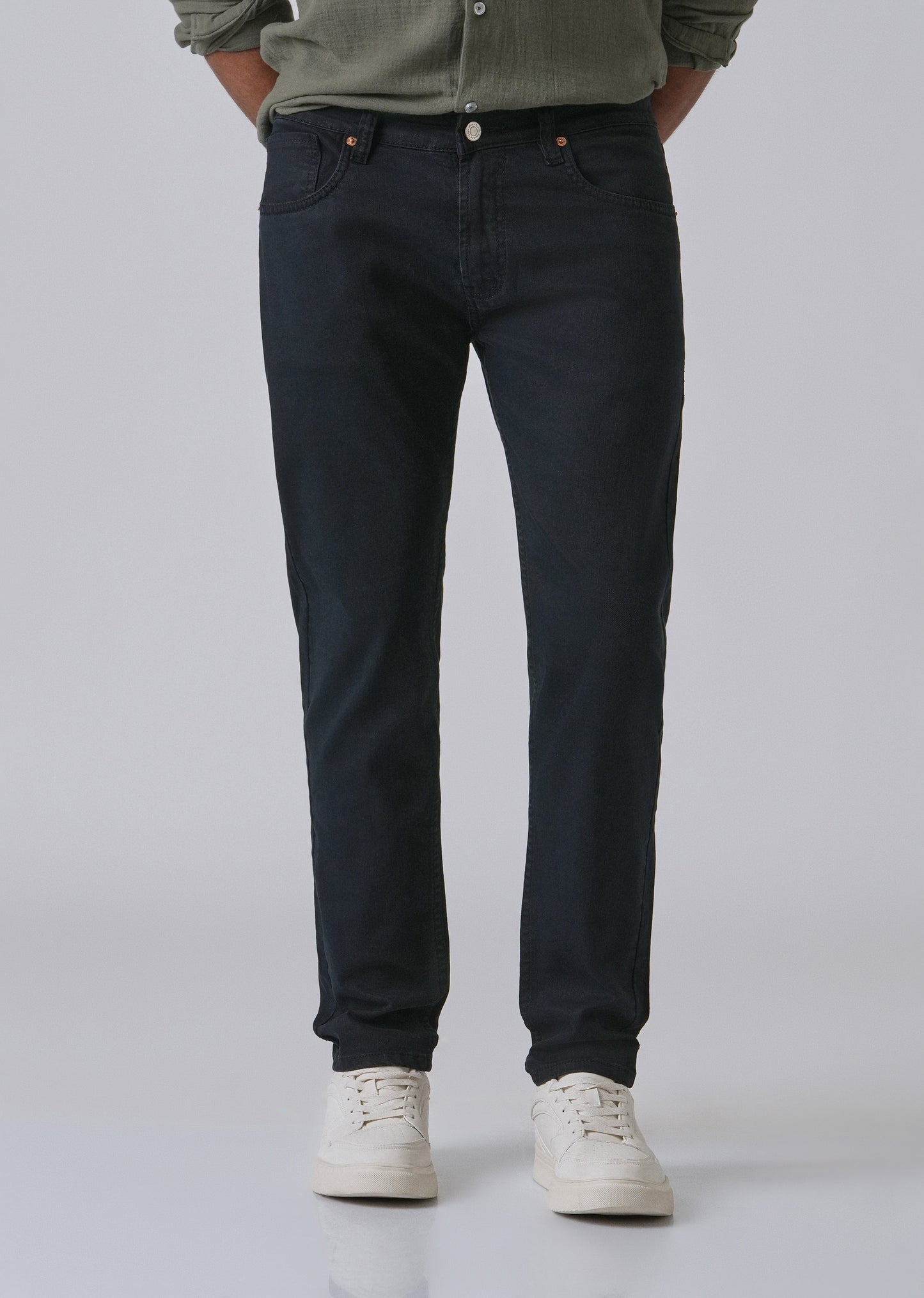 Grease Blue Slim fit Jeans