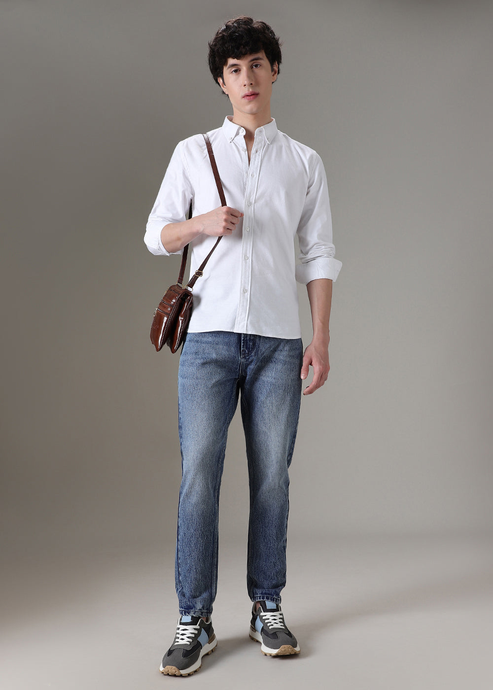 Ice Dark Blue Straight Fit Jeans