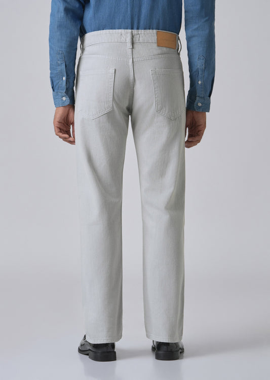 Light Grey Regular Fit Denim