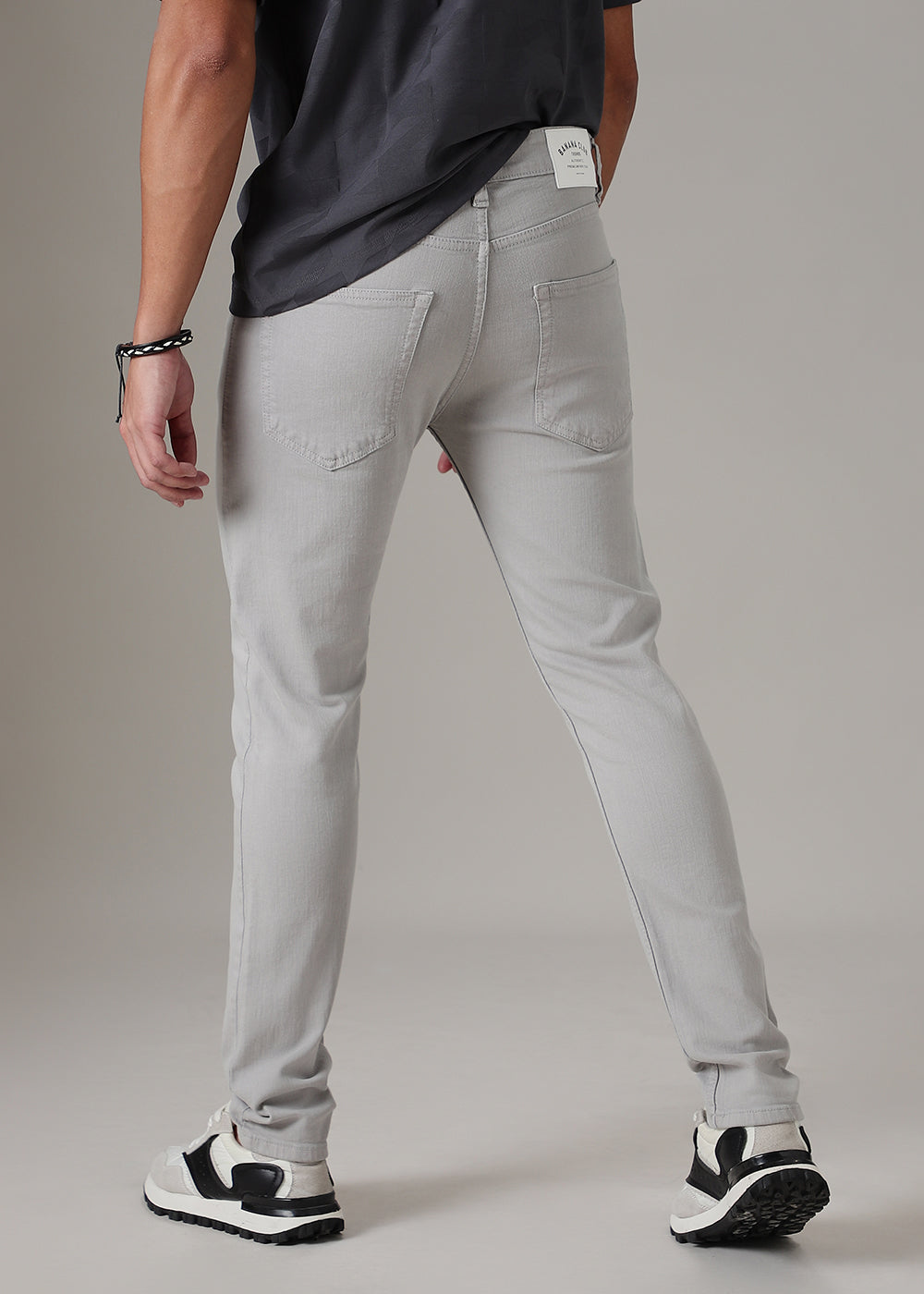 Light Grey Slim Fit Denim