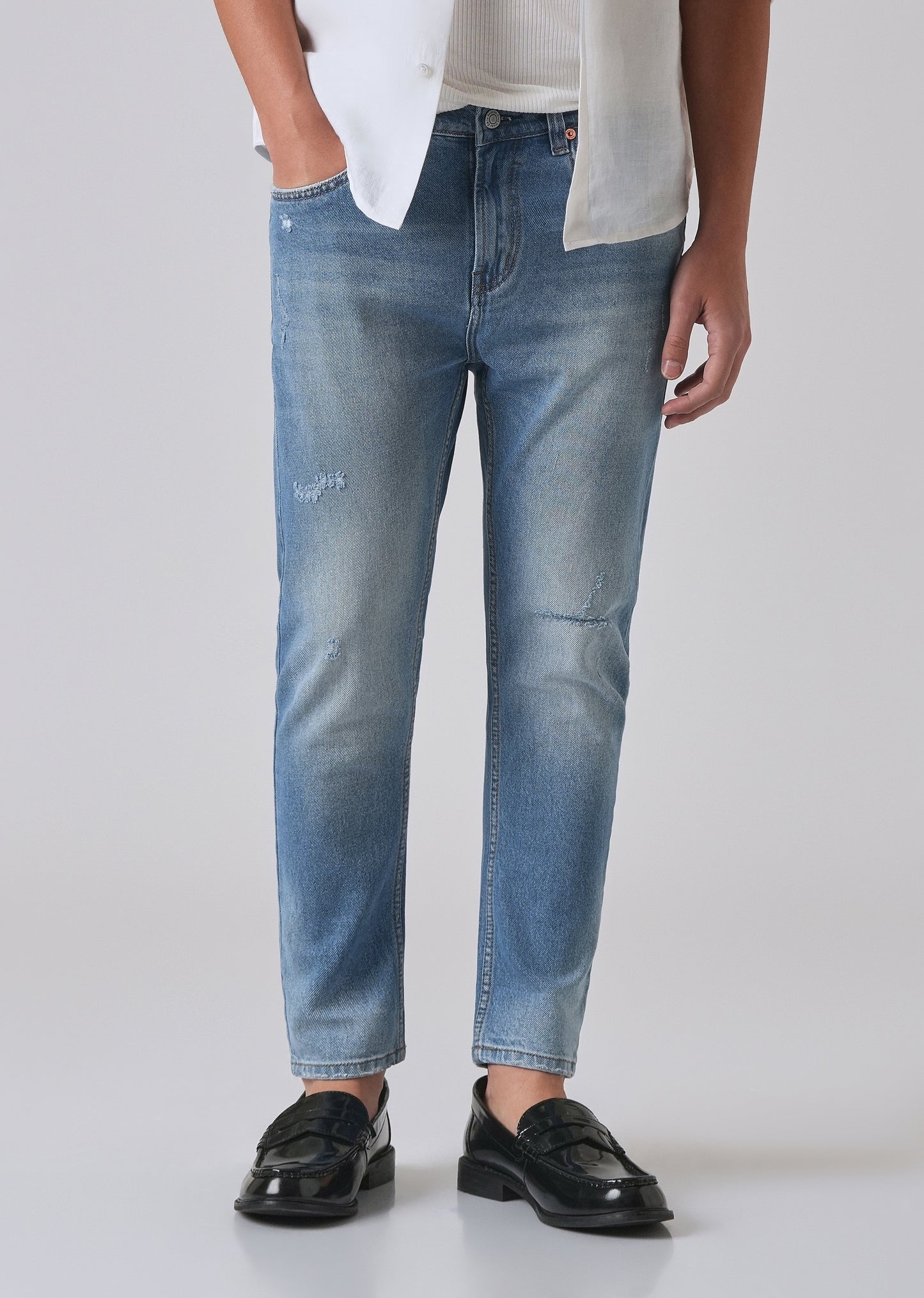 Ribbed Honor Blue Slim fit Jeans