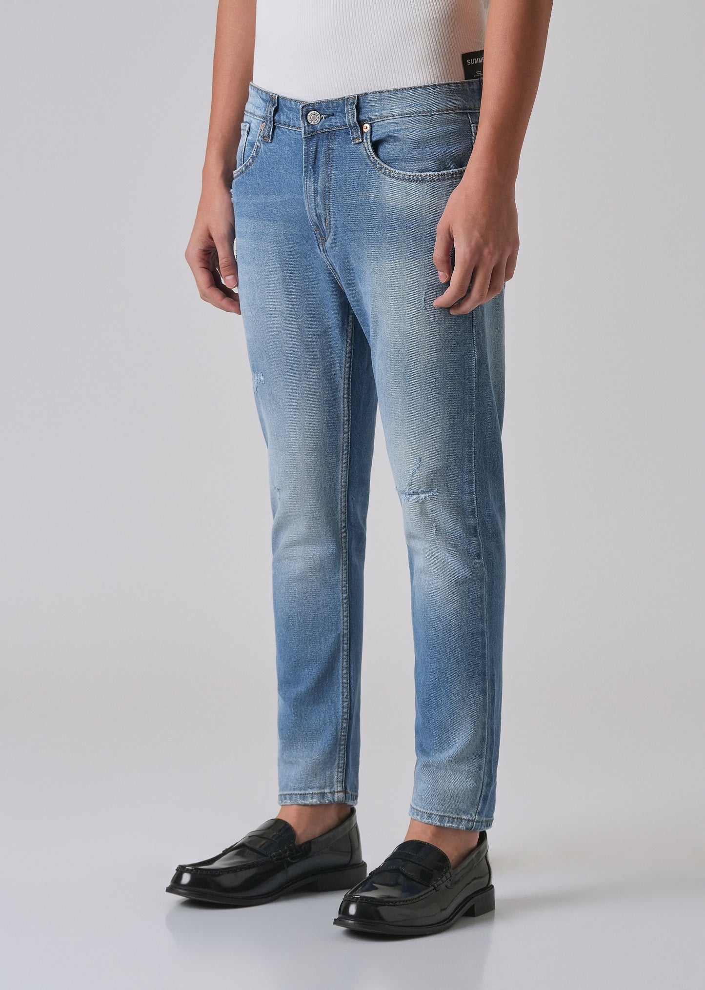 Ribbed Honor Blue Slim fit Jeans