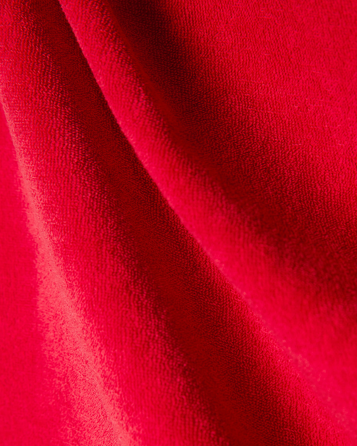 Signature Terry Towel Polo T-Shirt - Red