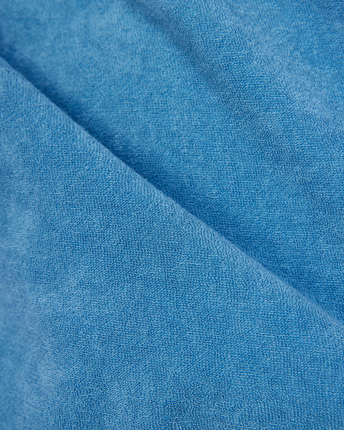 Signature Terry Towel Polo T-Shirt - Blue
