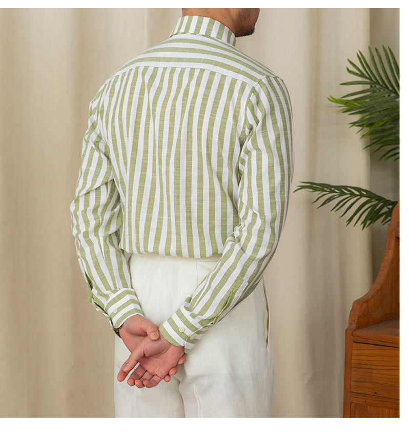 Monarch Stripe Linen Shirt