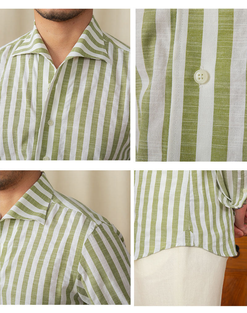 Monarch Stripe Linen Shirt
