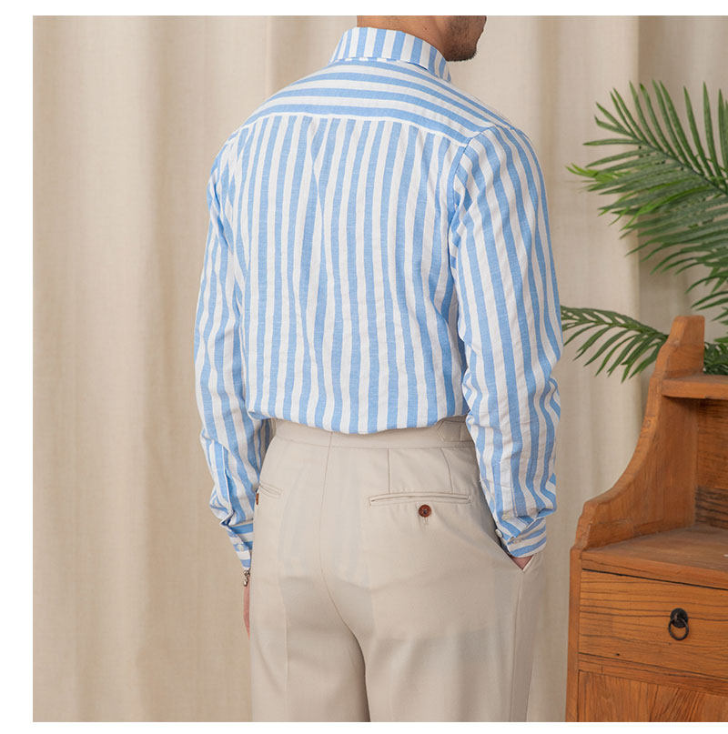 Monarch Stripe Linen Shirt