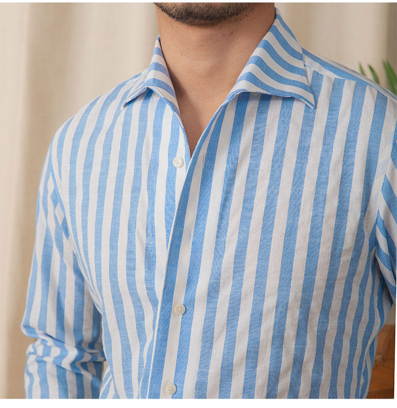 Monarch Stripe Linen Shirt