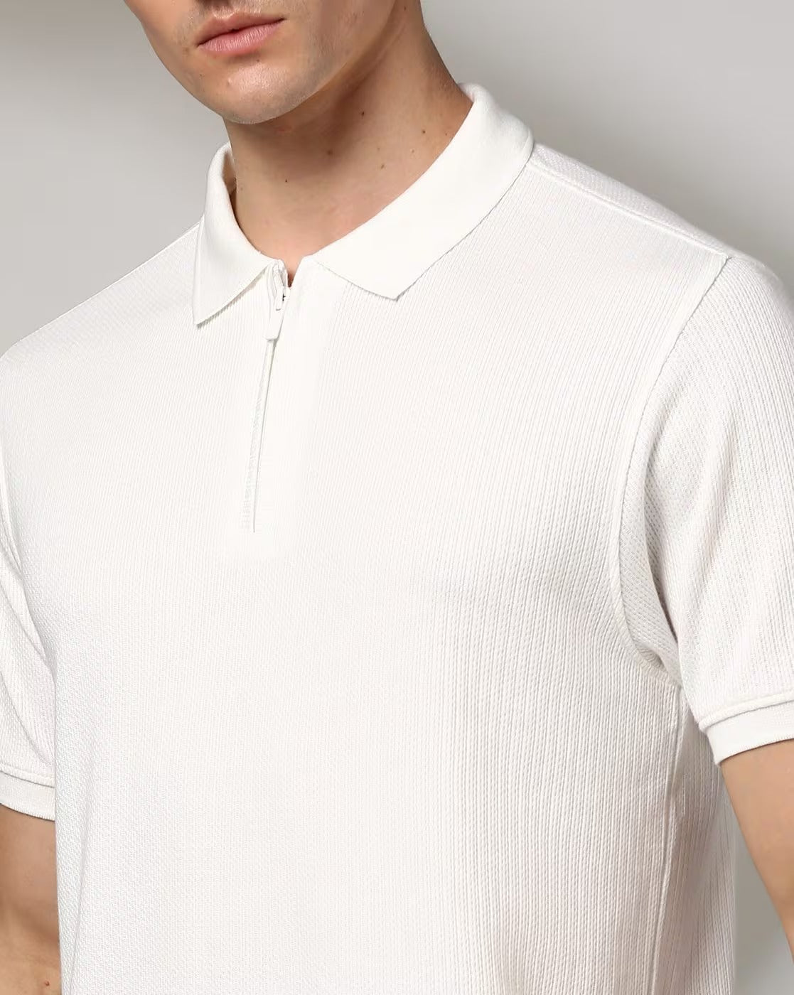 Classic White Polo T-Shirt for Men
