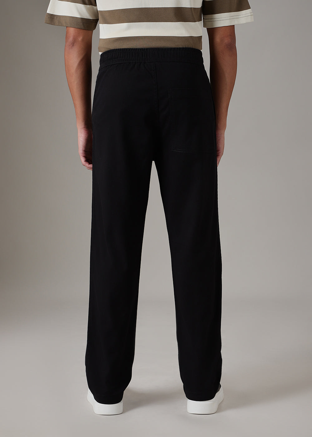 Black Drawstring Denim