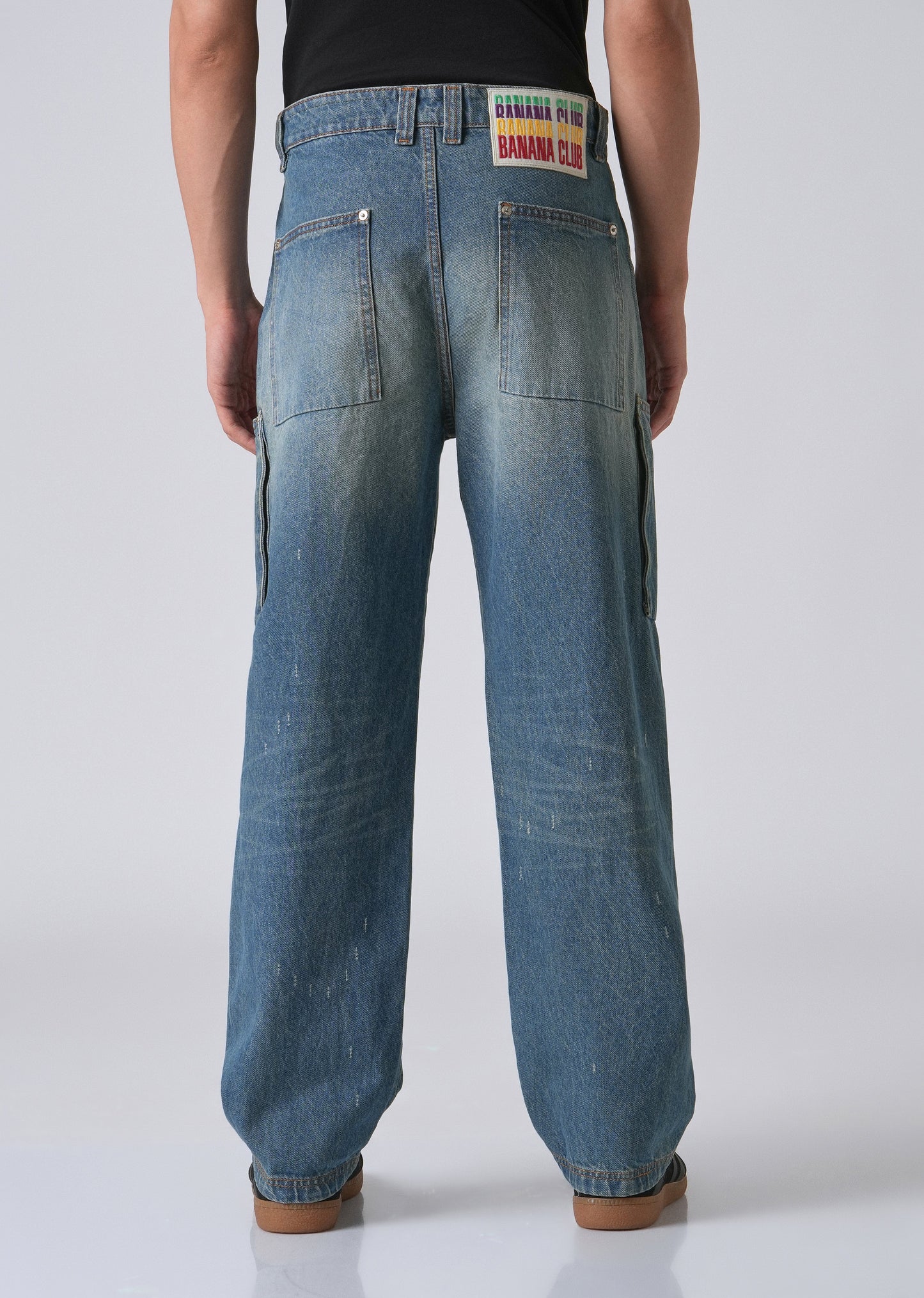 Blue Fade Baggy Fit Denim