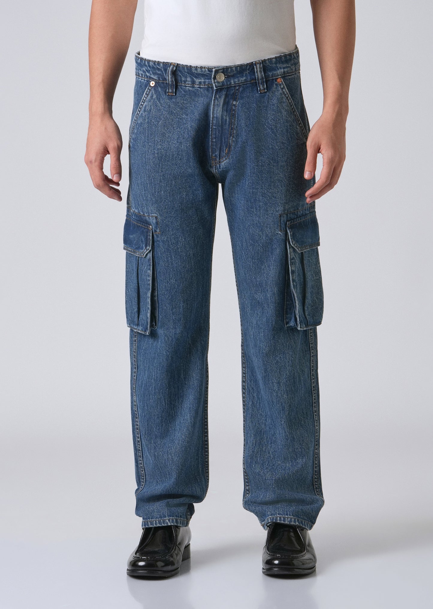 Blue Sapphire Baggy Denim