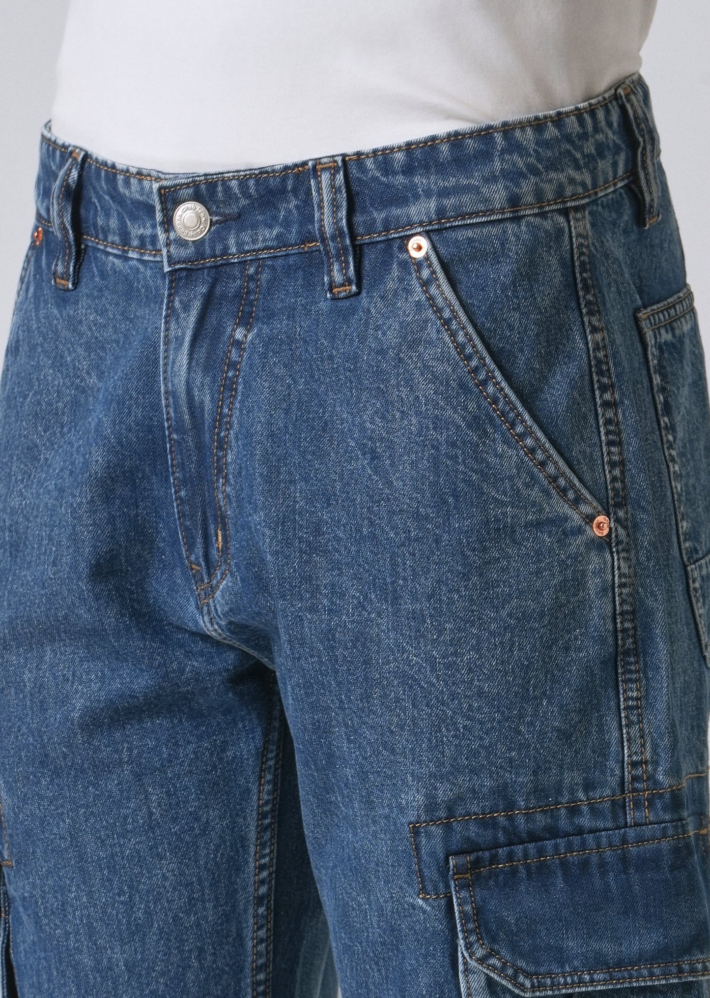 Blue Sapphire Baggy Denim