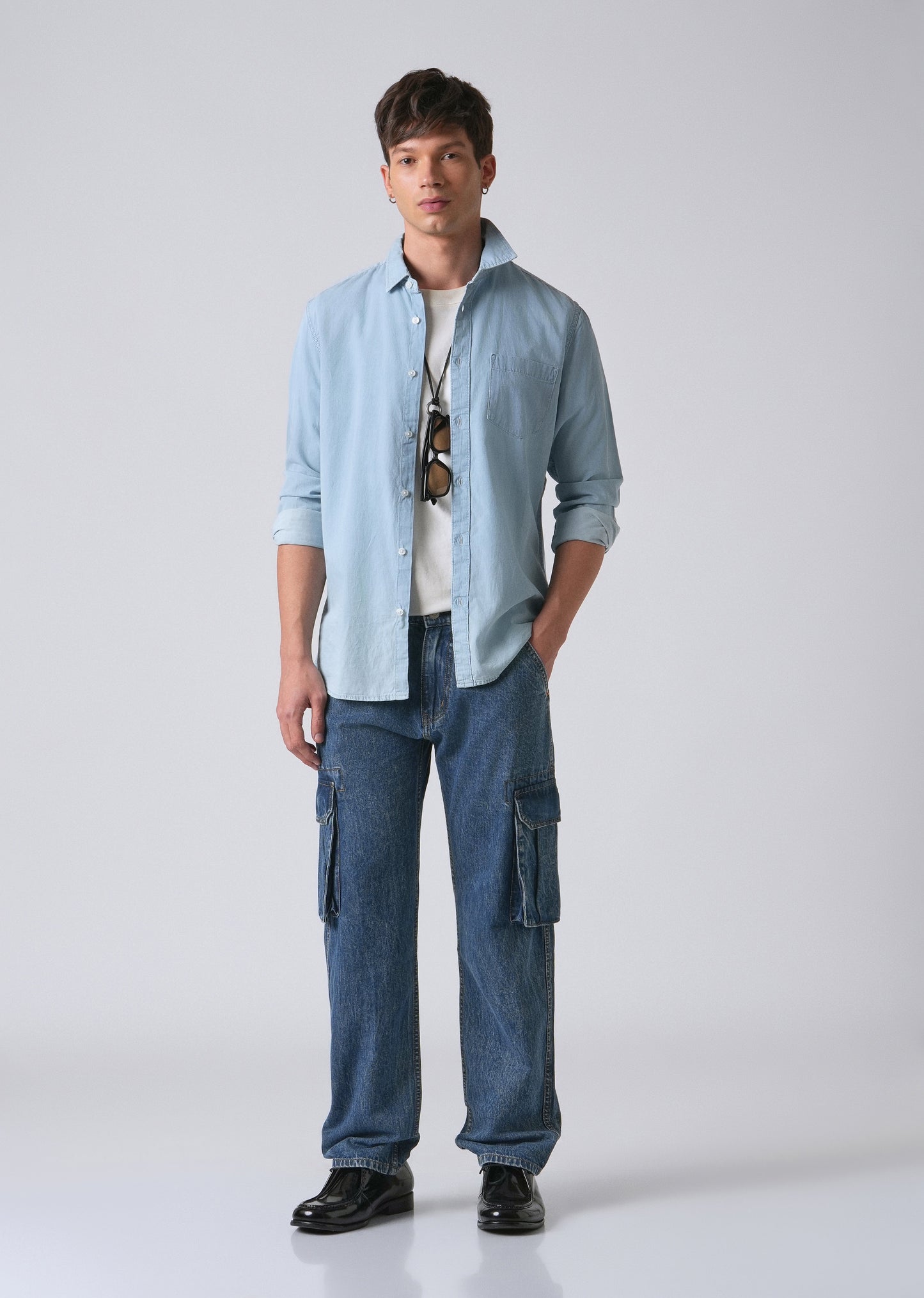 Blue Sapphire Baggy Denim