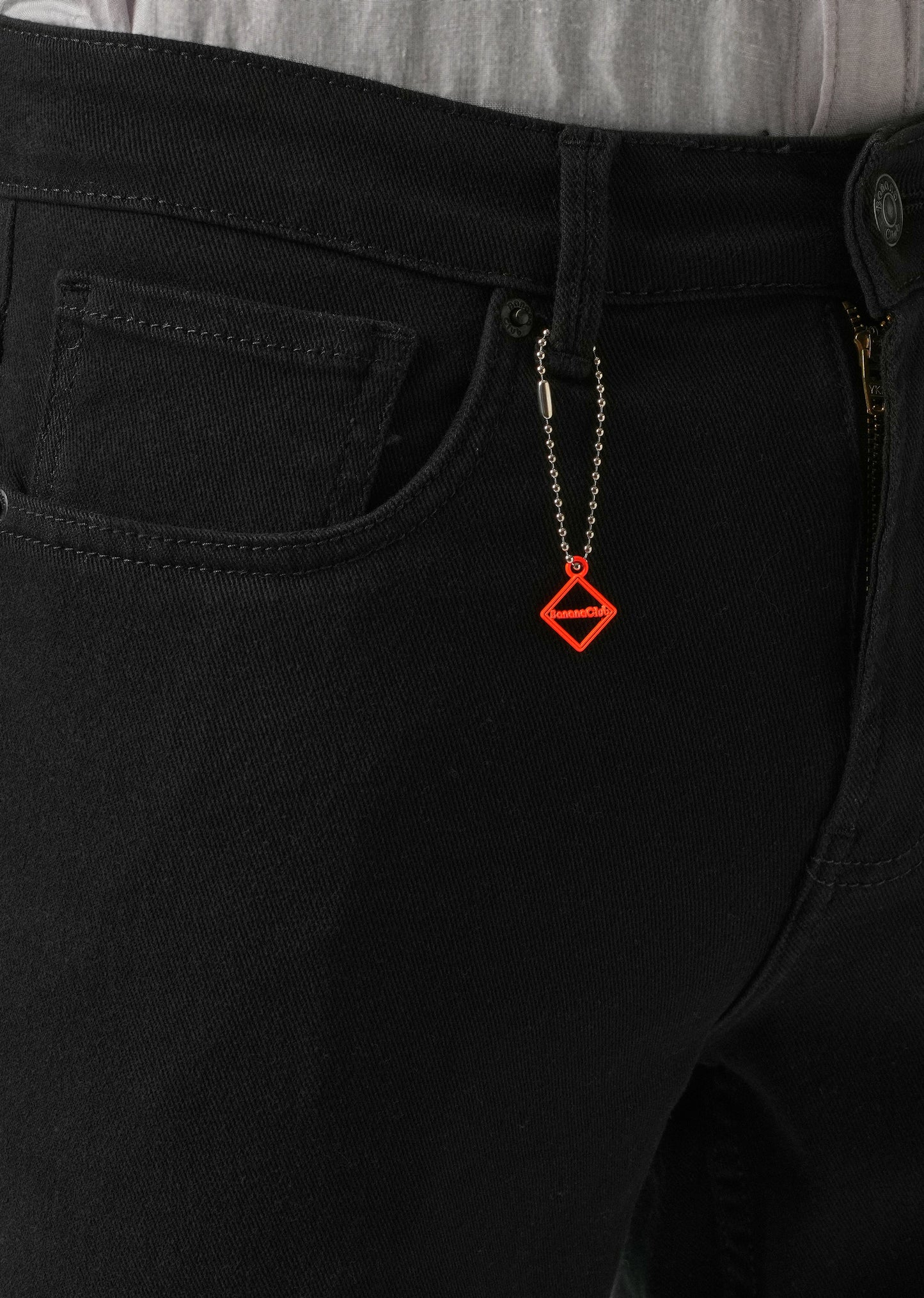 Carrot Fit Black Denim