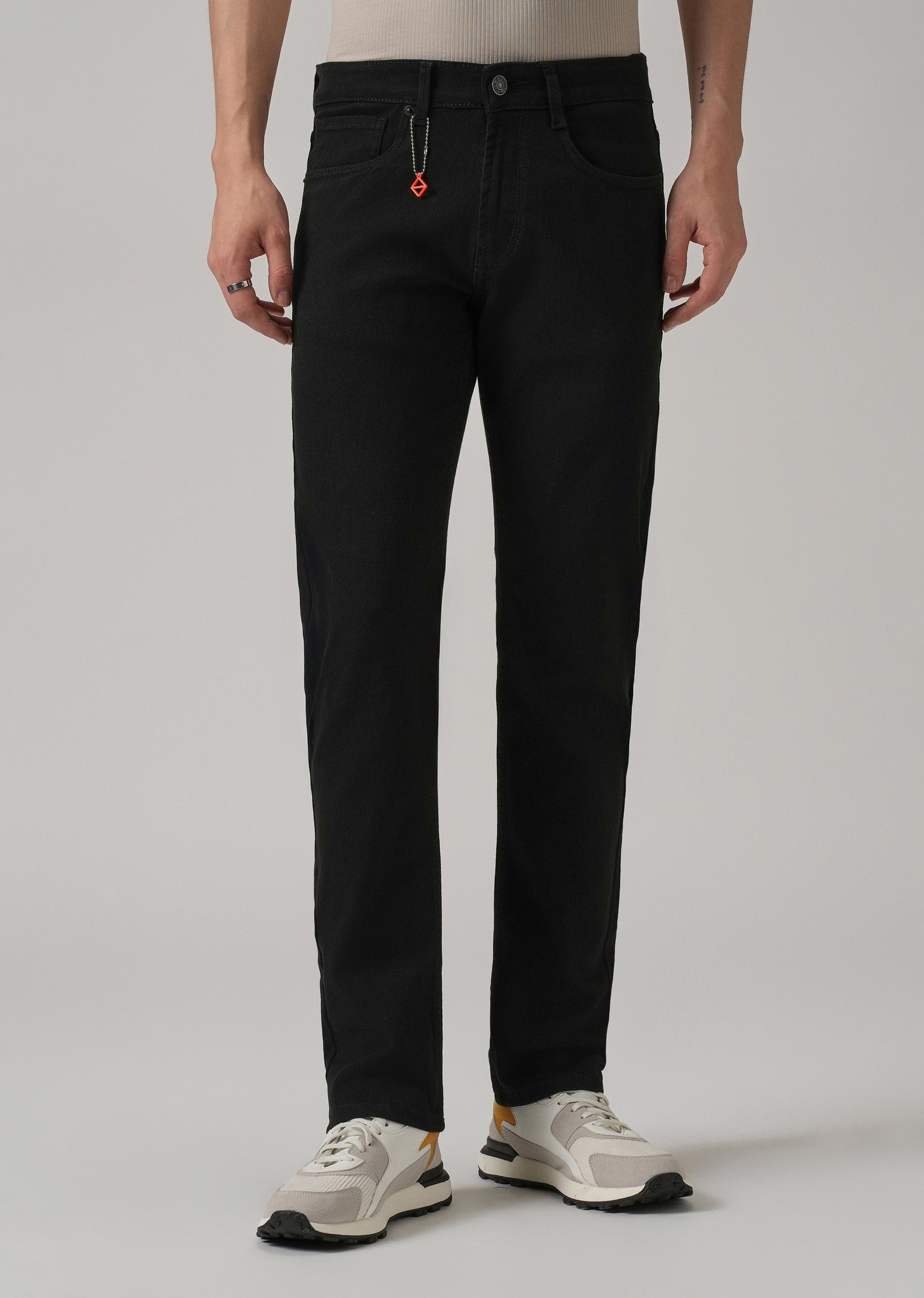 Classic Black Slim Fit Denim