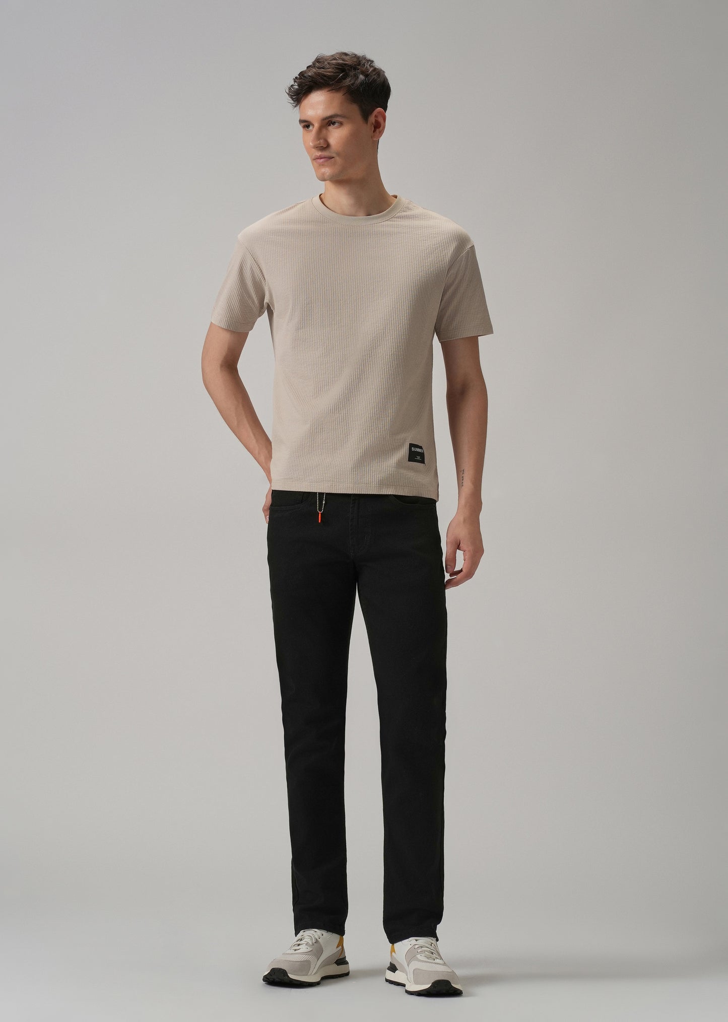 Classic Black Slim Fit Denim