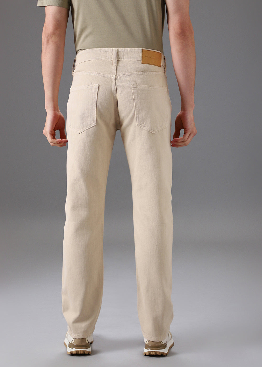 Cream Regular Fit Denim