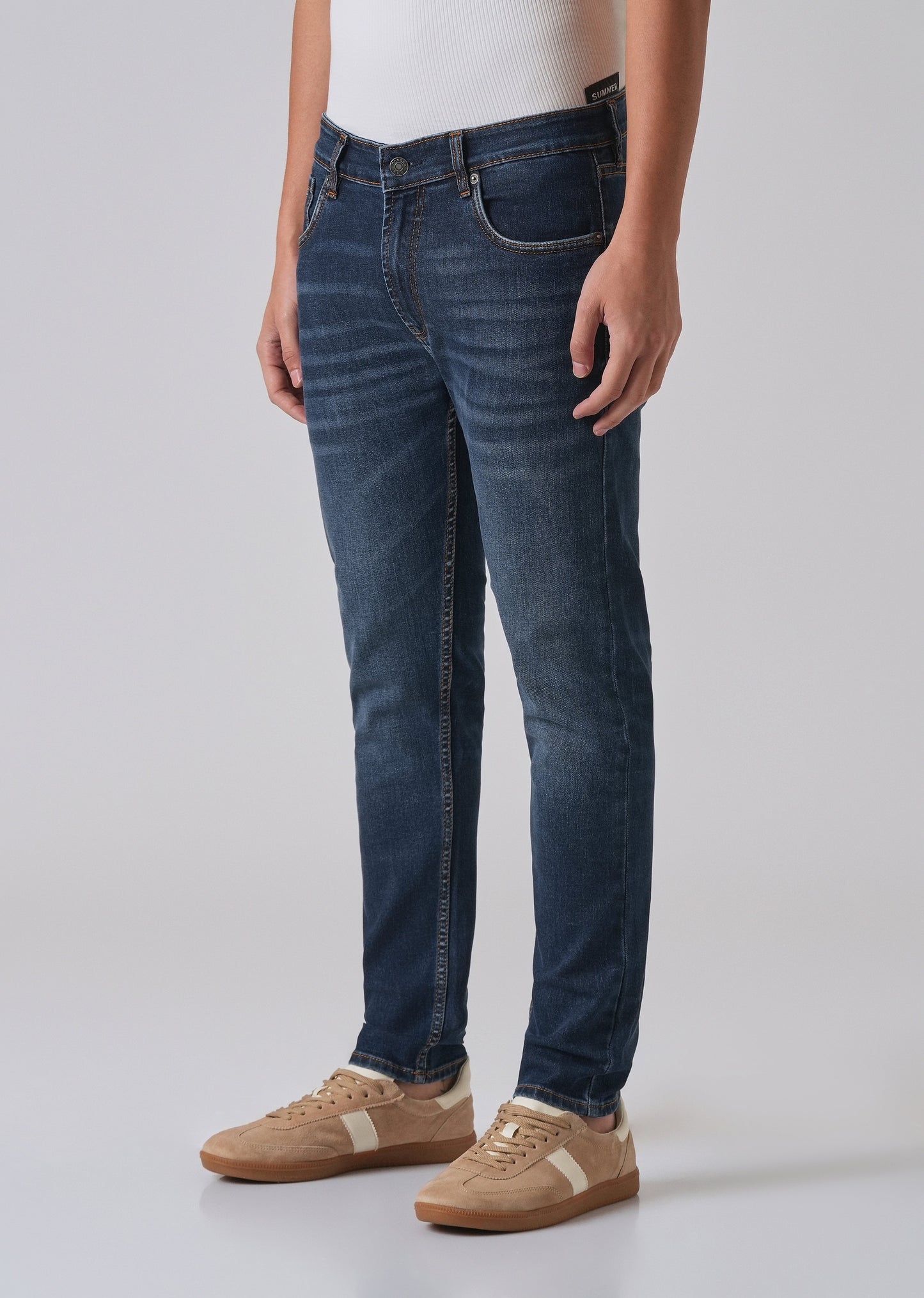 Dark Blue Slim fit Jeans