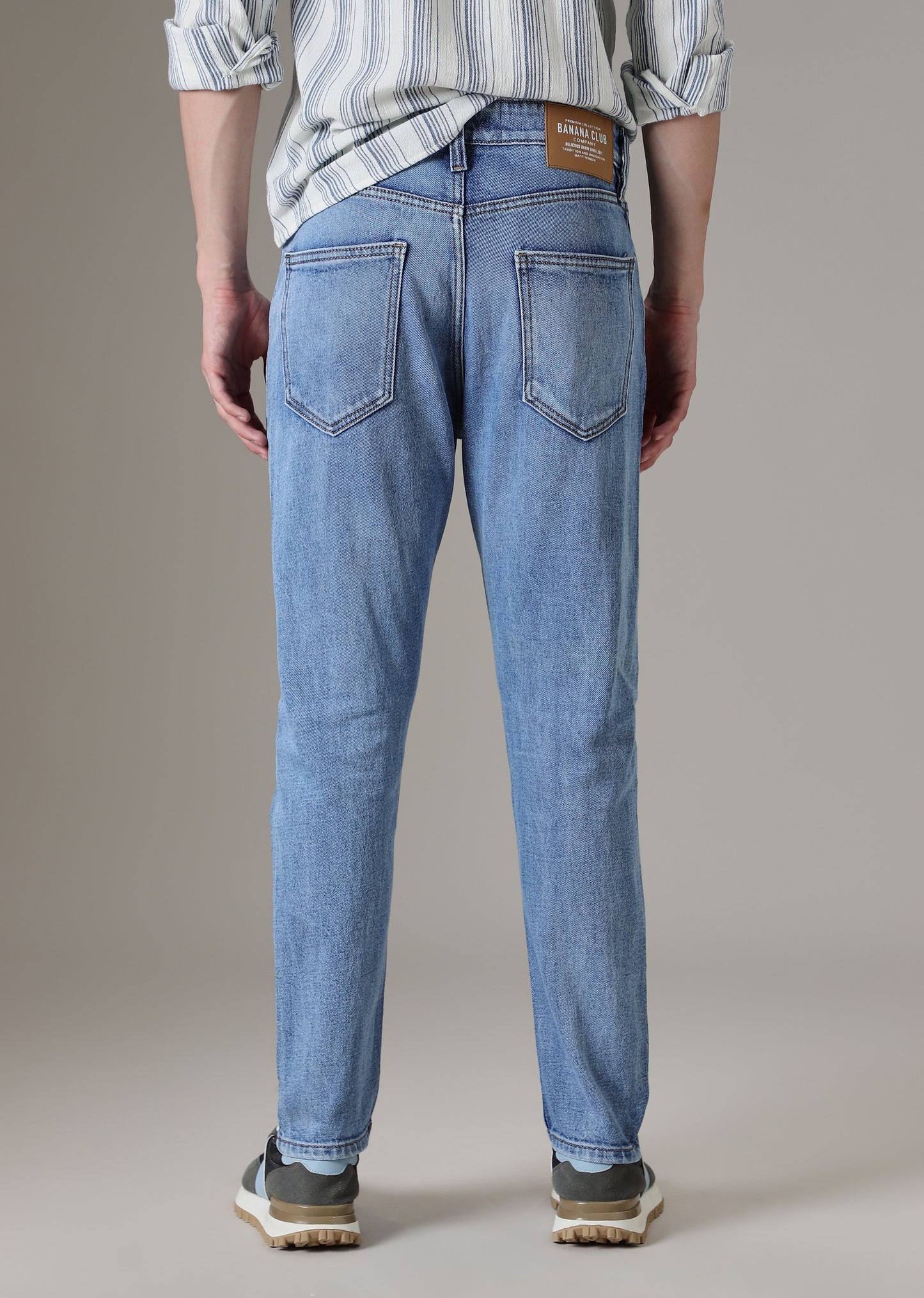 Dark Blue Straight Fit Denim