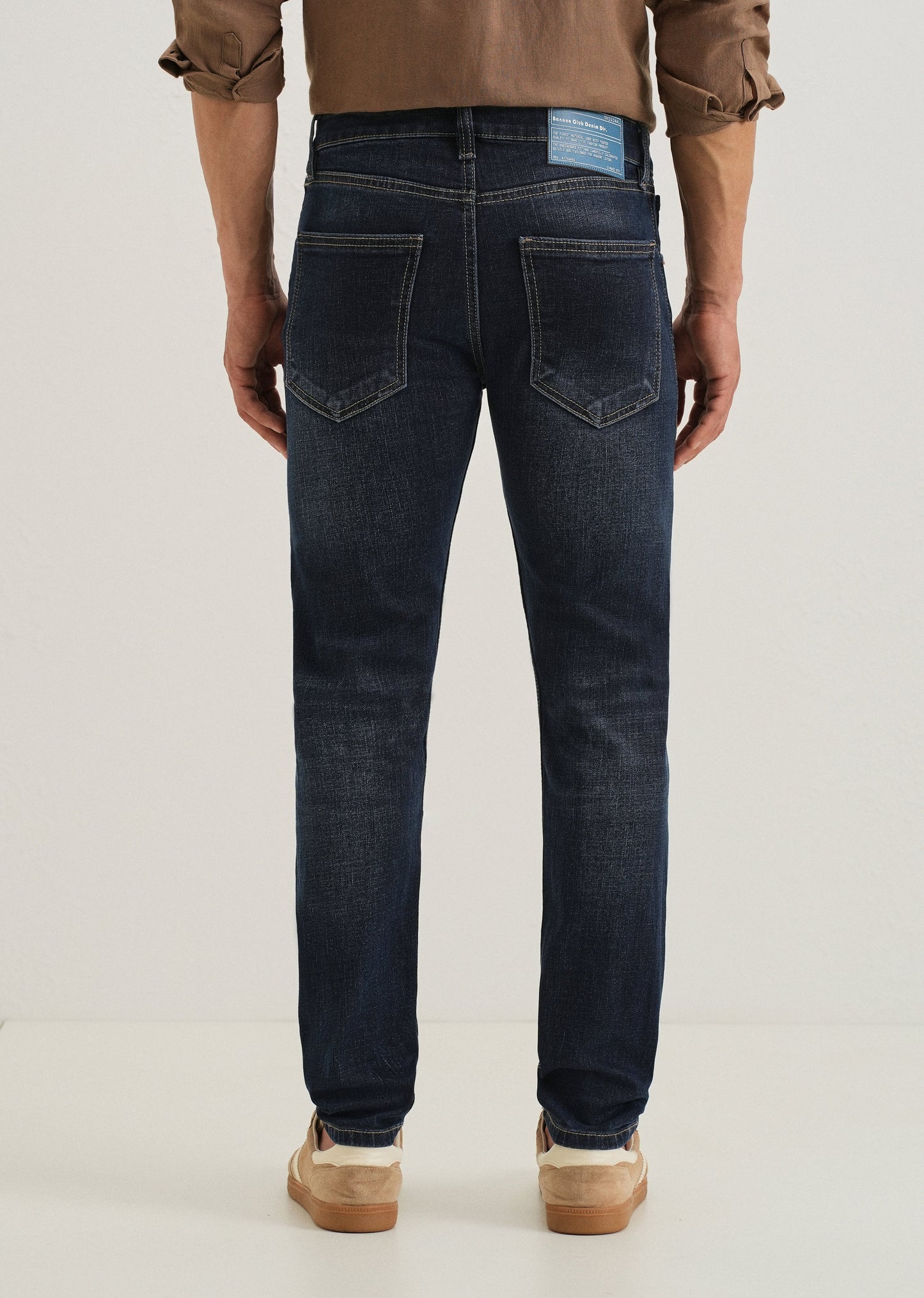 Deep Blue Slim Fit Denim