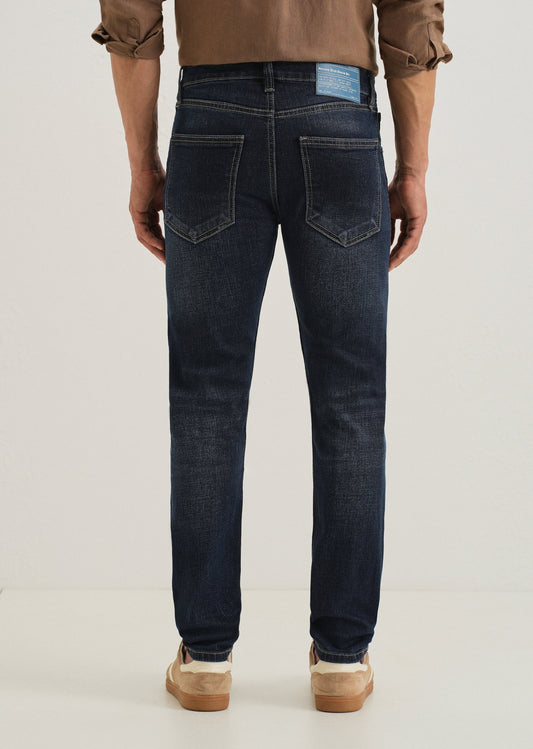Deep Blue Slim Fit Denim