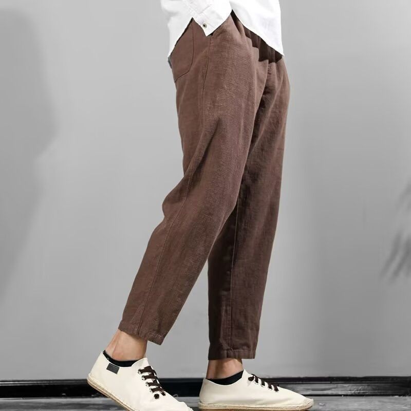 Easy-Wear Linen Trousers