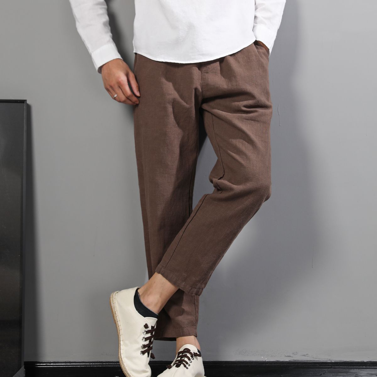 Easy-Wear Linen Trousers