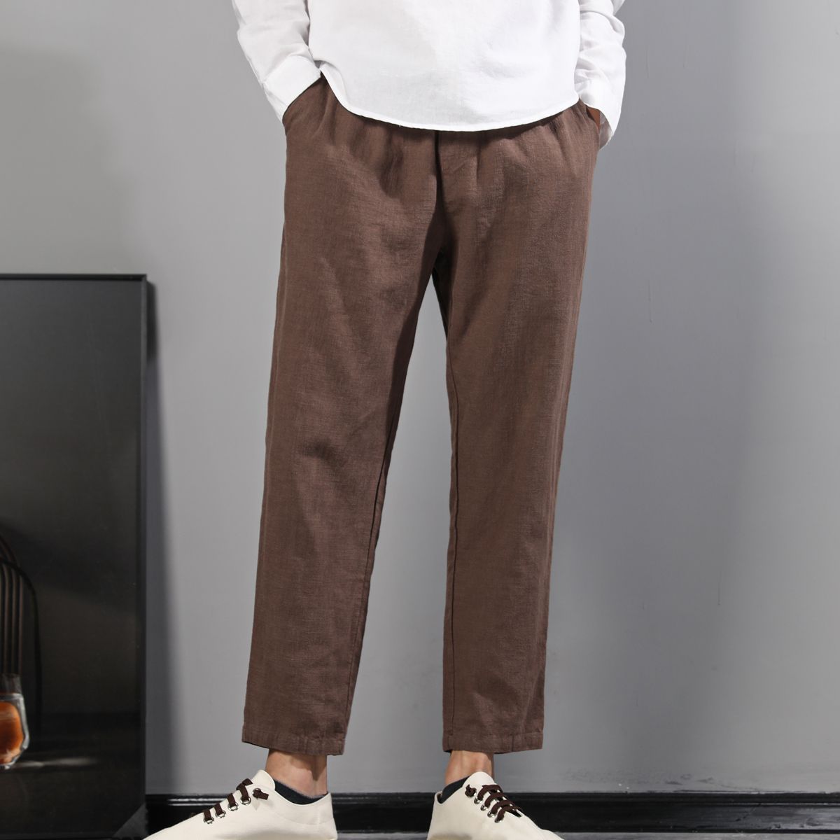 Easy-Wear Linen Trousers