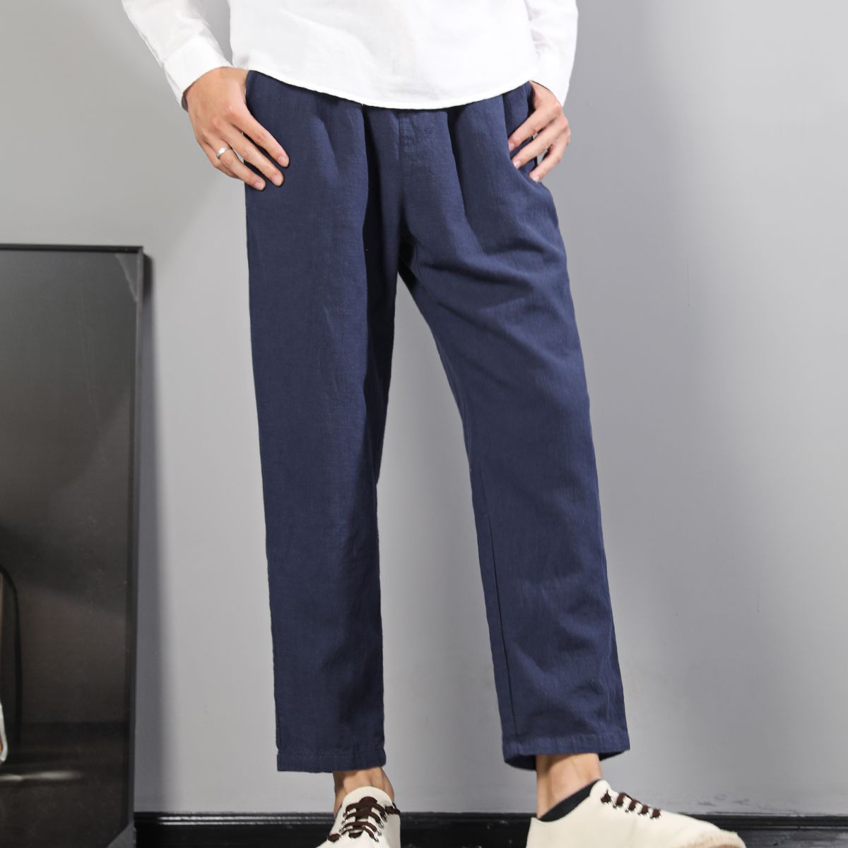Easy-Wear Linen Trousers