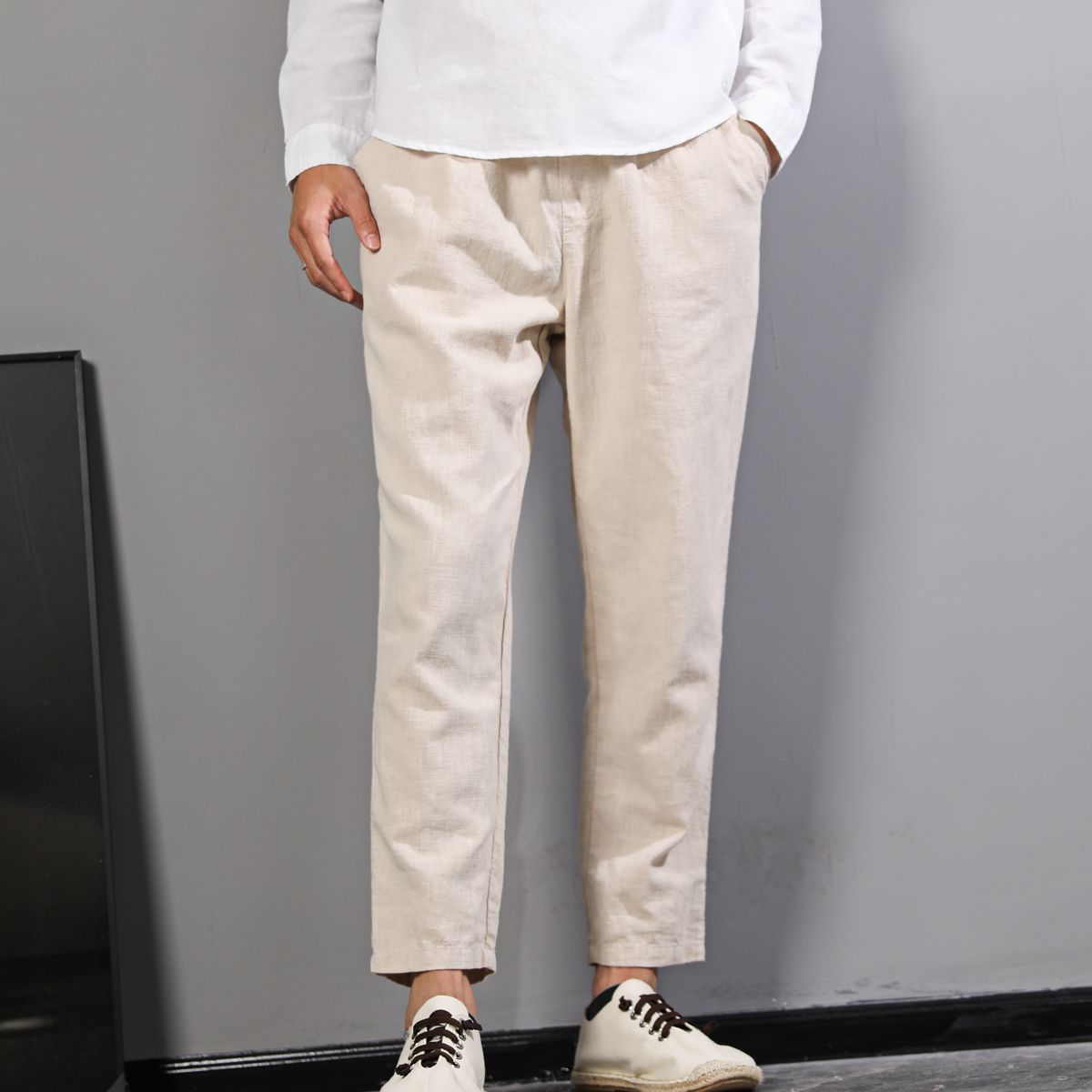 Easy-Wear Linen Trousers