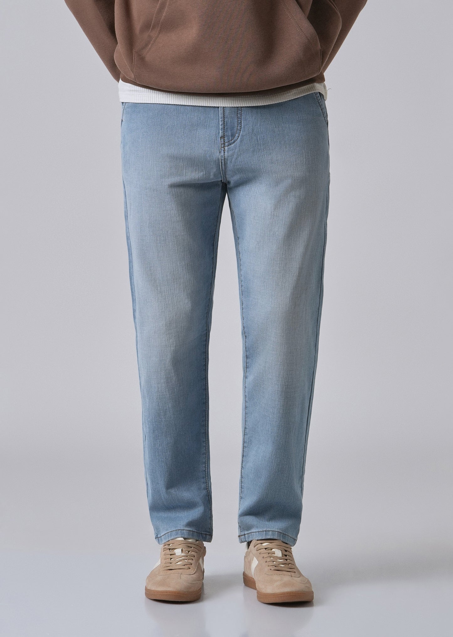 Light Blue Fade Regular Fit Denim