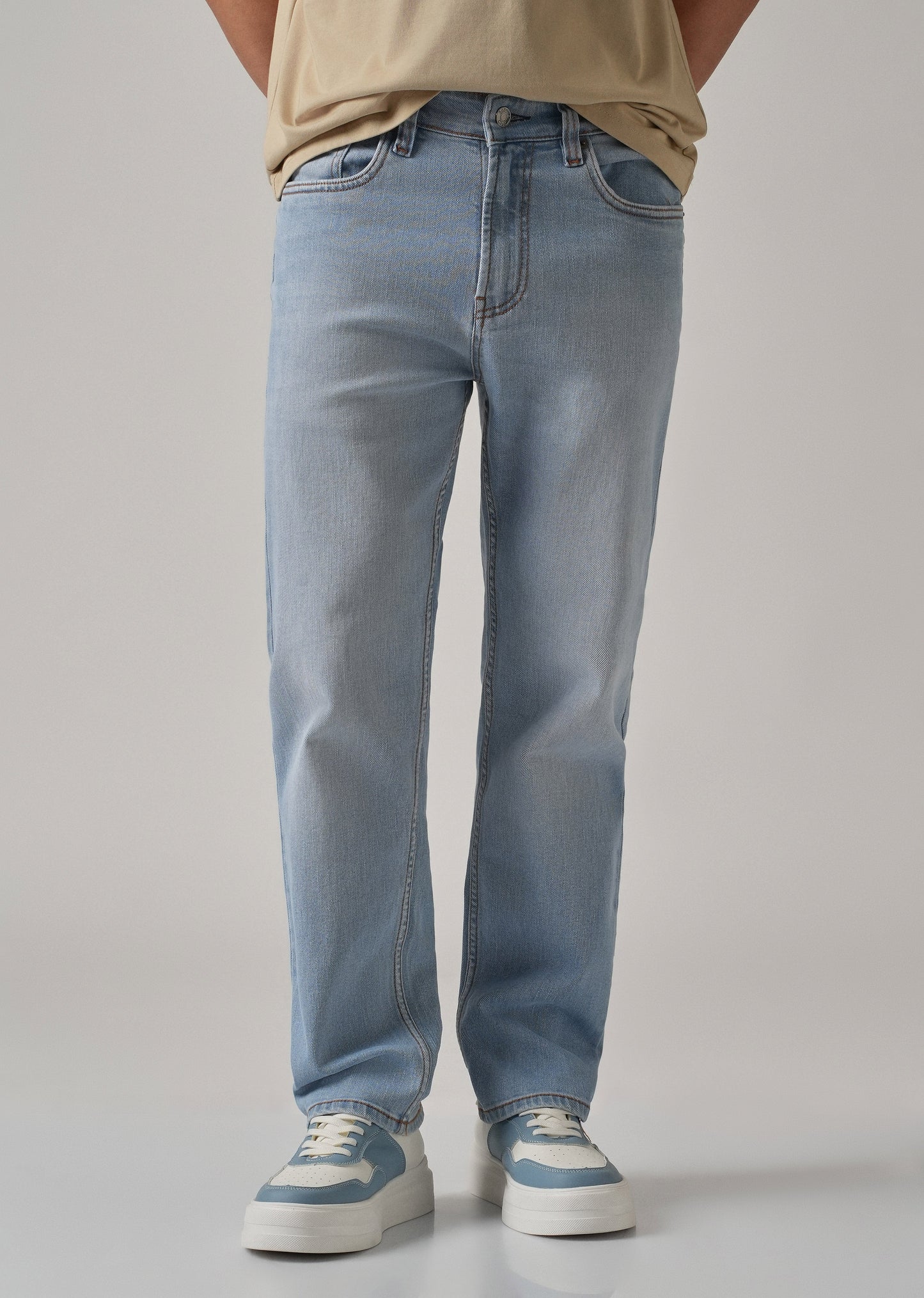 Light Blue Relaxed Fit Jeans