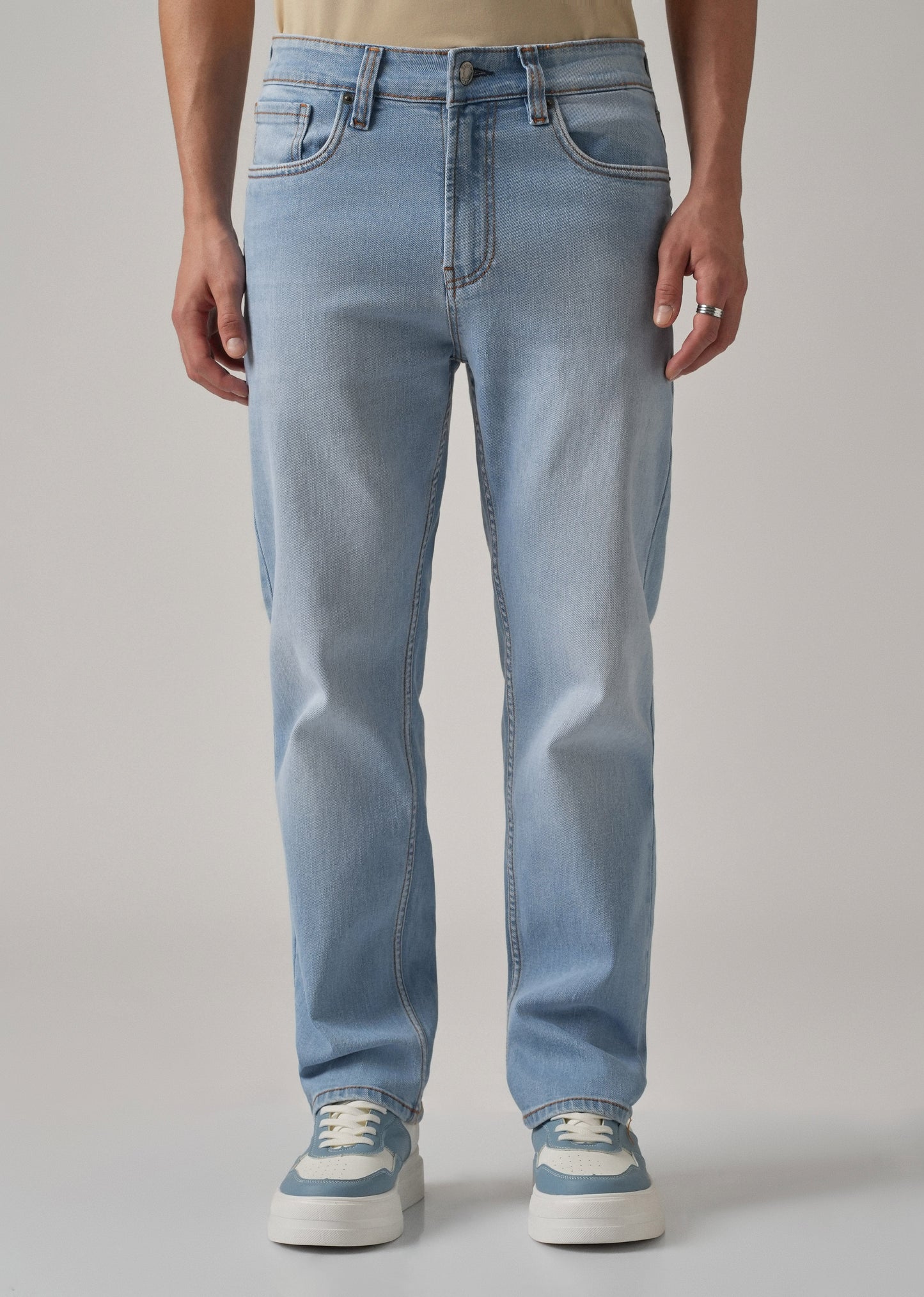 Light Blue Relaxed Fit Jeans